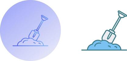 Digging Icon Design vector