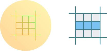 Square Layout Icon Design vector