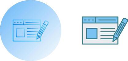 Web Page Icon Design vector