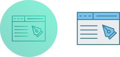Web Page Icon Design vector