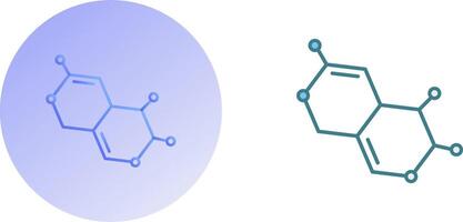 Molecule Icon Design vector