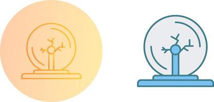 Plasma Ball Icon Design vector