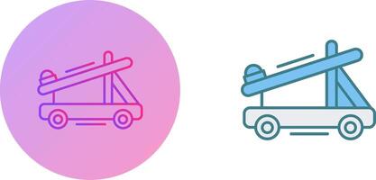 Catapult Icon Design vector