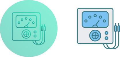 Voltmeter Icon Design vector