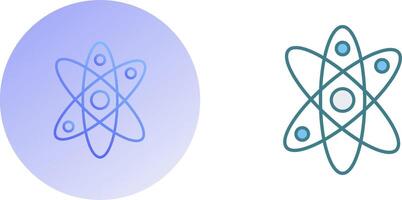 Atom Icon Design vector