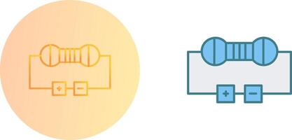 Resistor Icon Design vector