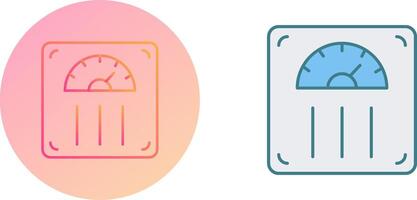 Weight Scale Icon Design vector