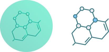 diseño de icono de molécula vector