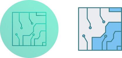 Electrical circuit Icon Design vector