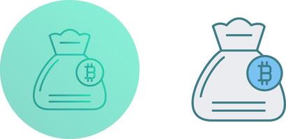 Money Bag Icon Design vector