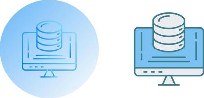 Data Storage Icon Design vector
