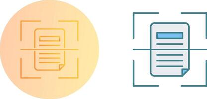 Scan Icon Design vector