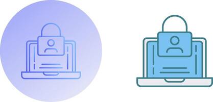 Authentication Icon Design vector