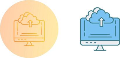 Upload Icon Design vector