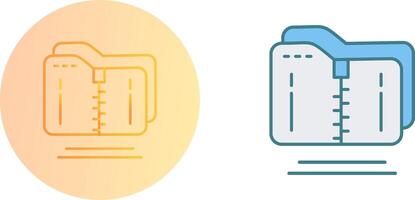 Compressed Icon Design vector