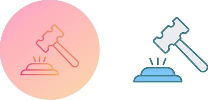 Gavel Icon Design vector