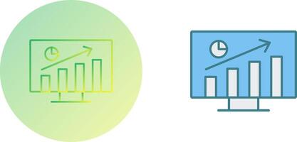 Statistics Icon Design vector
