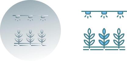 Irrigation System Icon Design vector