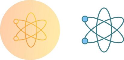 Atom Icon Design vector