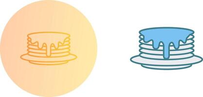 Pancake Icon Design vector