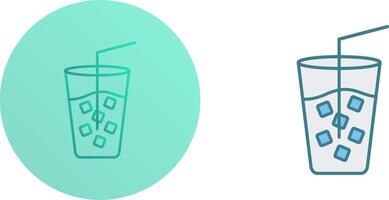 Cold Drink Icon Design vector