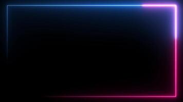 Neon Light animated loop background free video