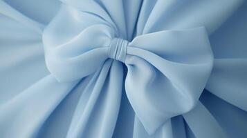 Keep things sweet and simple with a pastel blue s featuring a square neckline and a e bow detail at the waist photo