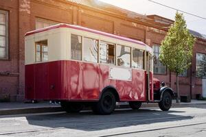 Minsk, Belarus, May 8, 2024 - Vintage retro bus photo