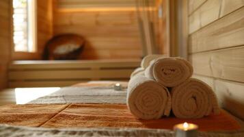 A cozy wellness center offering a holistic detox and cleanse program featuring infrared sauna therapy as one of its core elements. photo