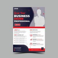 Modern Creative Corporate business, digital marketing agency flyer Brochure design, cover modern layout, annual report, poster, flyer in A4 template vector