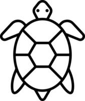 turtles outline design vector