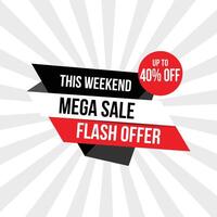 Special Offer, mega sale, this weekend, Super sale, fashion sale, shopping , sale tag, discount tag vector
