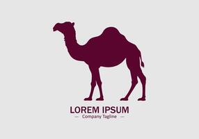 abstract and minimal camel logo for your business. vector