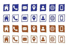 Contact related icon set, Essential Flat Stroke Circular Web Icon Set Phone Contact Location Button, Web icon, contact us icon, address, location, email, phone. Contact information symbols collection. vector