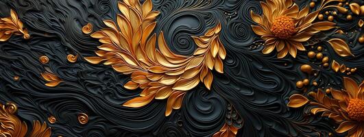 AI generated Encaustic paint pattern texture Generative AI photo