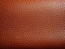 AI generated brown leather texture Generative AI photo