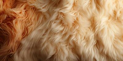 AI generated sheepskin texture Generative AI photo