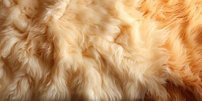 AI generated sheepskin texture Generative AI photo