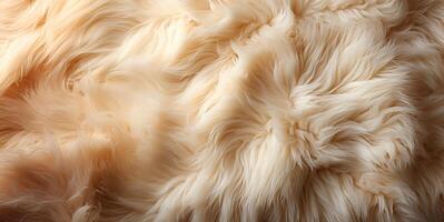 AI generated sheepskin texture Generative AI photo