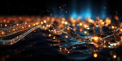 AI generated Data transfer technology concept wallpaper texture Generative AI photo