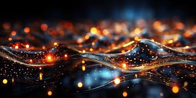 AI generated Data transfer technology concept wallpaper texture Generative AI photo