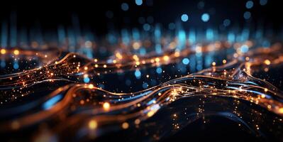AI generated Data transfer technology concept wallpaper texture Generative AI photo