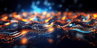 AI generated Data transfer technology concept wallpaper texture Generative AI photo