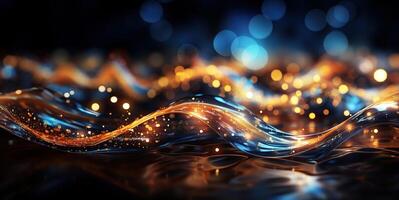 AI generated Data transfer technology concept wallpaper texture Generative AI photo