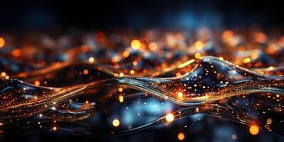 AI generated Data transfer technology concept wallpaper texture Generative AI photo