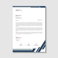 Corporate and business letterhead design template vector