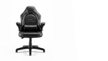 AI generated gaming chair on white background Generative AI photo
