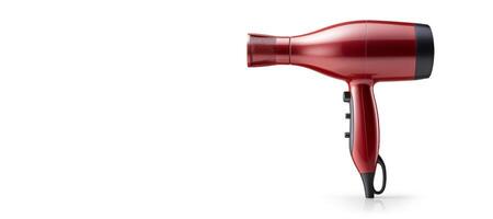 AI generated hair dryer on white background Generative AI photo