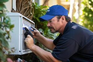 ai generado aire acondicionamiento instalación Servicio generativo ai foto