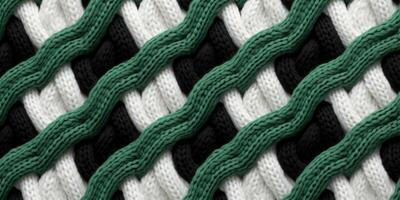 AI generated seamless knitted fabric texture Generative AI photo